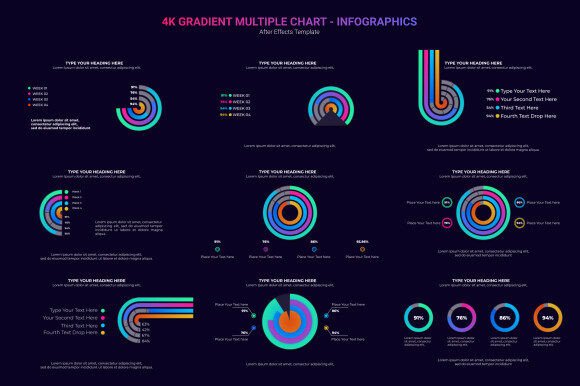Bringing Data to Life: How Gradient Round Charts Simplify Complex Information