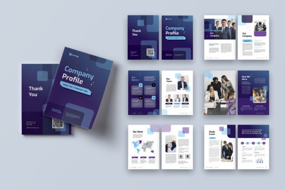 Crafting Your Strategic Advantage: The Technology Company Profile InDesign Template