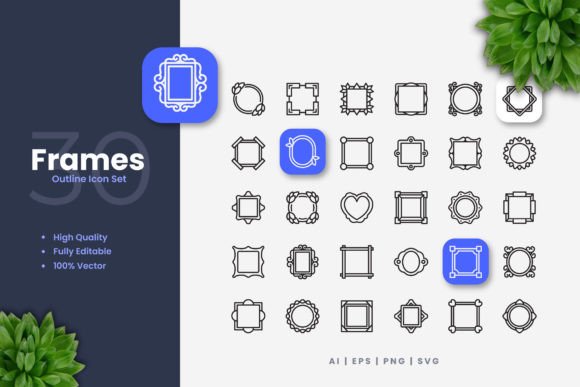 Frames Outline Icons: Defining Clarity and Flexibility in Visual Communication