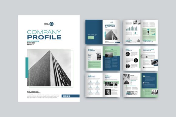 Modern Marketing Company Profile: Your Professional Layout Template