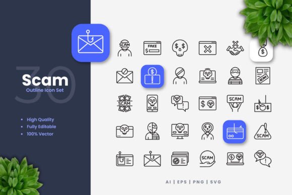 Scam Icons: A Modern Toolkit for Visual Communication