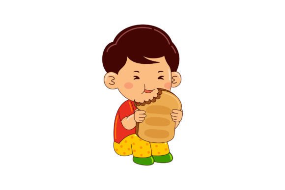 Unlocking Creative Workflows: The Practical Power of a Boy Kids Eating Bread Illustration Set