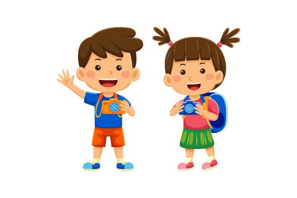 Unlocking Creativity with Kids Activity Vector Illustration 08